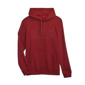 Gap Classic Vintage Soft  Logo Hoodie Sweatshirt Sun Dried Tomato Red M